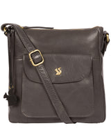 'Shona' Slate Leather Cross Body Bag