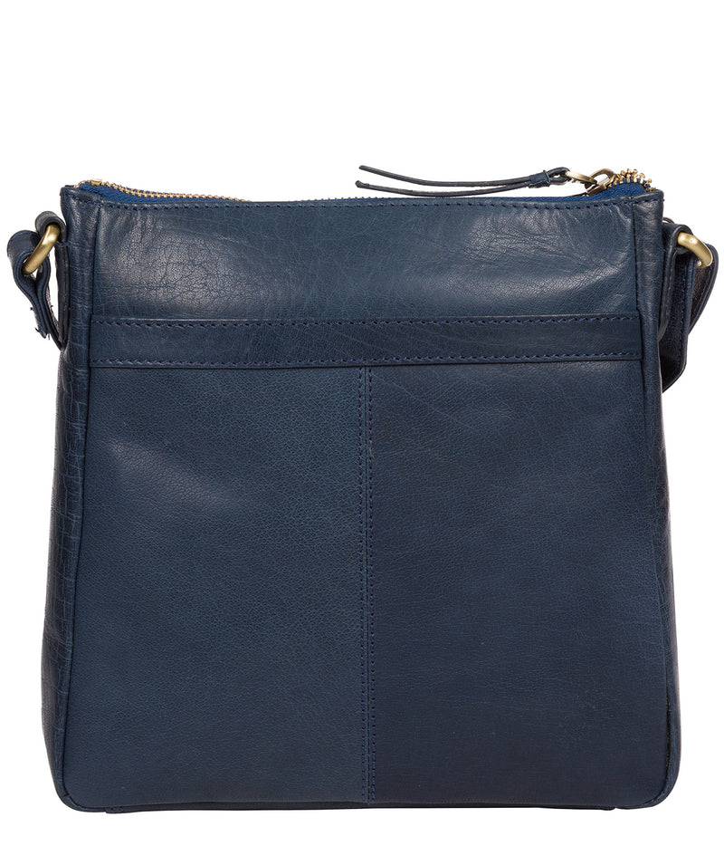 'Shona' Snorkel Blue Leather Cross Body Bag image 3