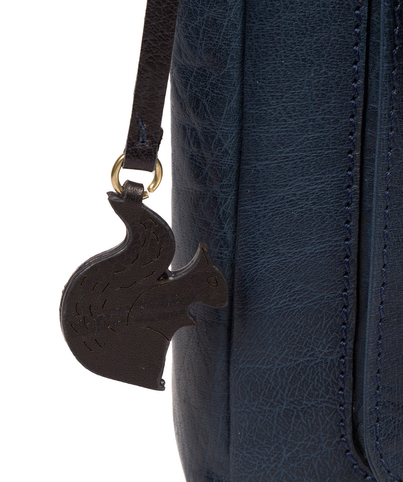 'Shona' Snorkel Blue Leather Cross Body Bag image 6