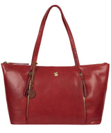 'Clover' Chilli Pepper Leather Tote Bag image 1