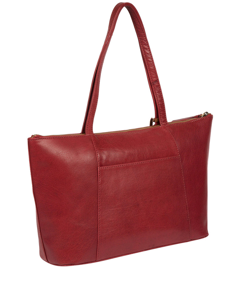 'Clover' Chilli Pepper Leather Tote Bag image 3