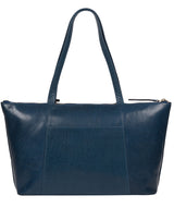 'Clover' Snorkel Blue Leather Tote Bag image 3
