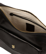 'Alana' Black Leather Shoulder Bag image 4