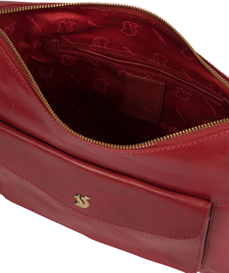 'Alana' Chilli Pepper Leather Shoulder Bag image 4