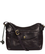 'Alana' Navy Leather Shoulder Bag image 1