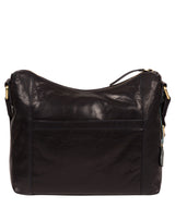 'Nancie' Navy Leather Shoulder Bag Pure Luxuries London