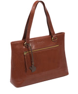 'Alice' Conker Brown Leather Handbag