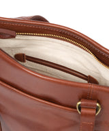 'Alice' Conker Brown Leather Handbag