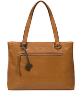 'Alice' Dark Tan Leather Handbag