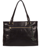 'Alice' Navy Leather Handbag image 1