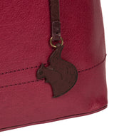 'Alice' Orchid Leather Handbag image 6