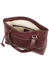 'Alice' Plum Leather Handbag