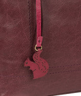 'Alice' Plum Leather Handbag image 6
