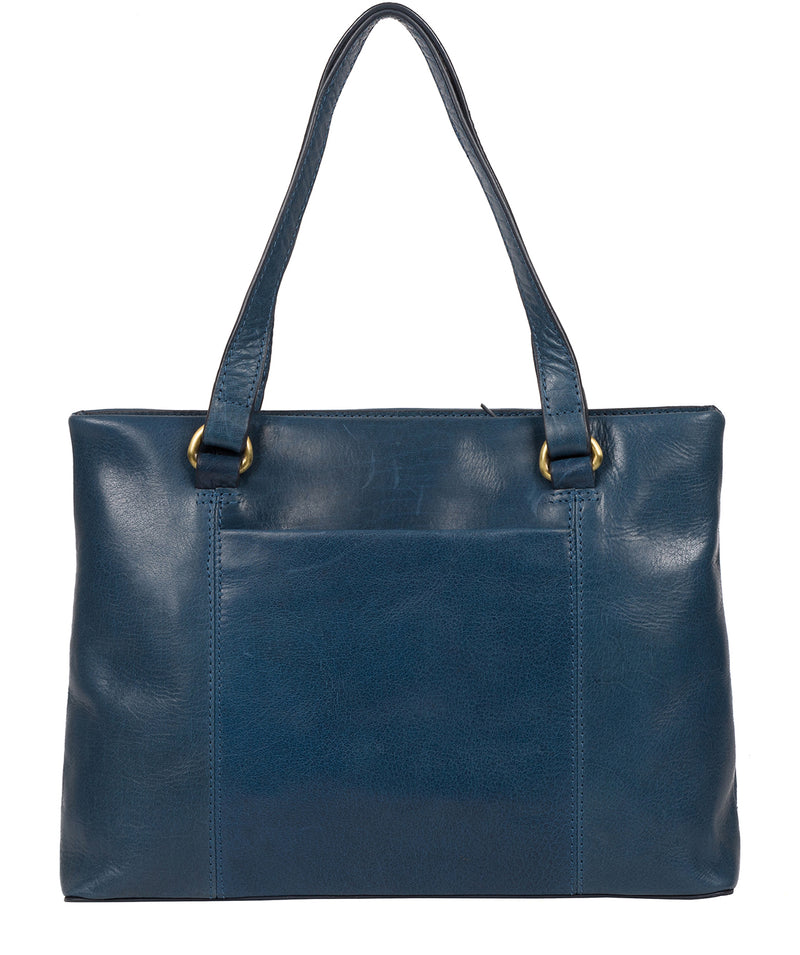 'Alice' Snorkel Blue Leather Handbag image 3
