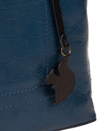 'Alice' Snorkel Blue Leather Handbag image 6