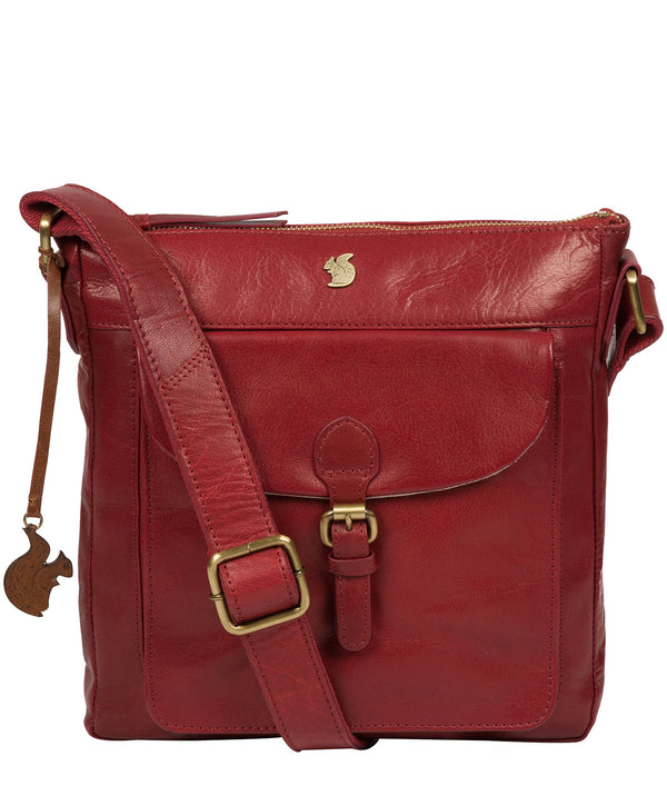 'Josephine' Chilli Pepper Leather Shoulder Bag image 1