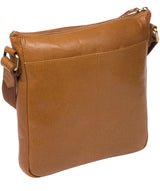 'Josephine' Dark Tan Leather Shoulder Bag