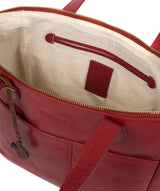 'Harp' Chilli Pepper Leather Tote Bag image 4