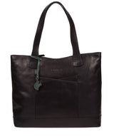 'Patience' Navy Leather Tote Bag image 1