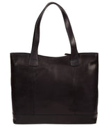 'Patience' Navy Leather Tote Bag image 3