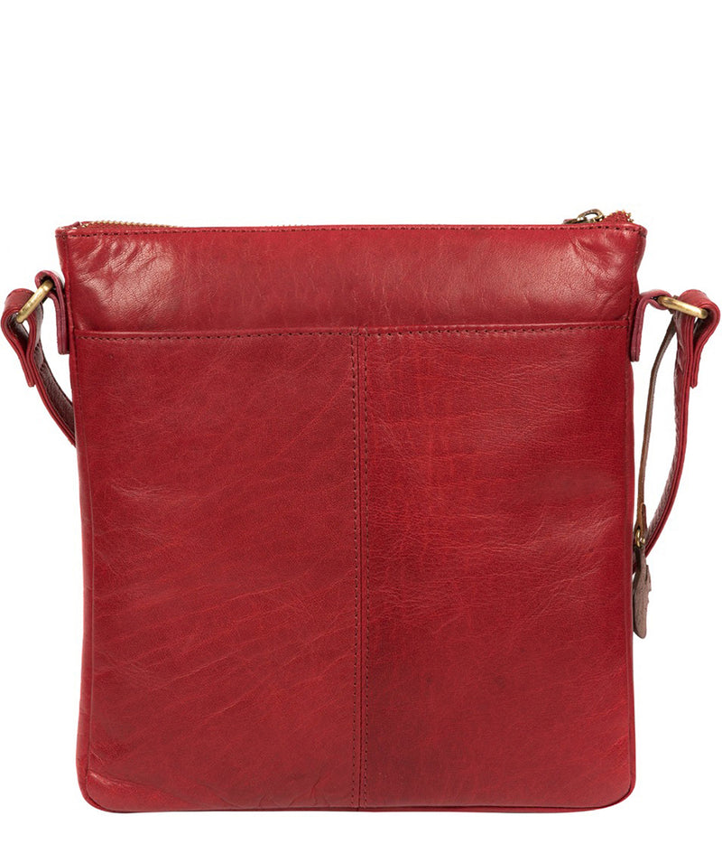 'Avril' Chilli Pepper Leather Cross Body Bag image 3