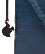 'Avril' Snorkel Blue Leather Cross Body Bag image 6