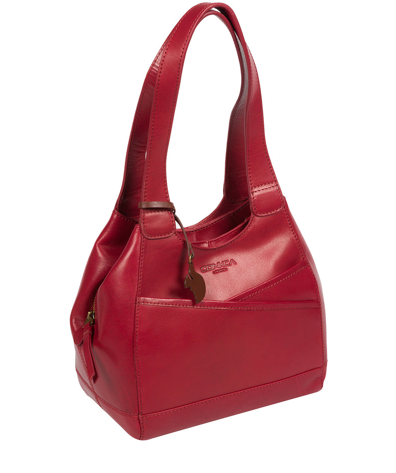 'Juliet' Chilli Pepper Leather Handbag