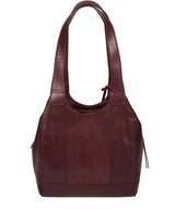 'Juliet' Plum Leather Handbag image 3