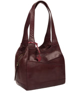 'Juliet' Plum Leather Handbag image 7