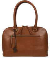 'Bailey' Conker Brown Leather Handbag image 1