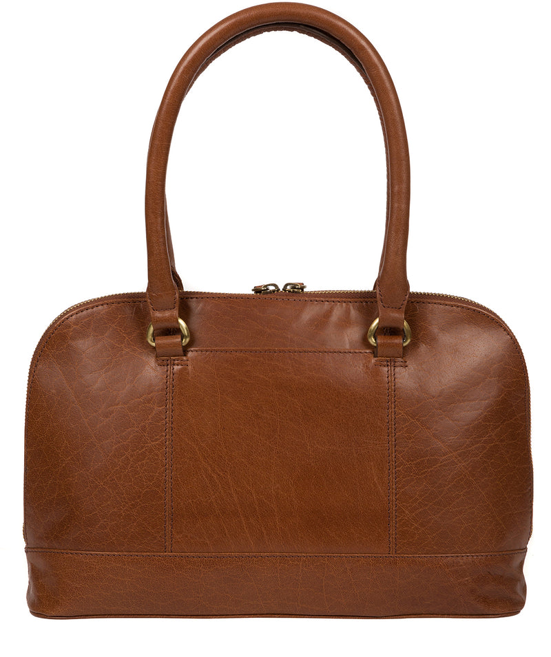 'Bailey' Conker Brown Leather Handbag image 6