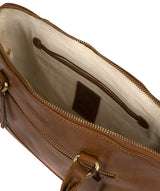 'Bailey' Dark Tan Leather Handbag image 4