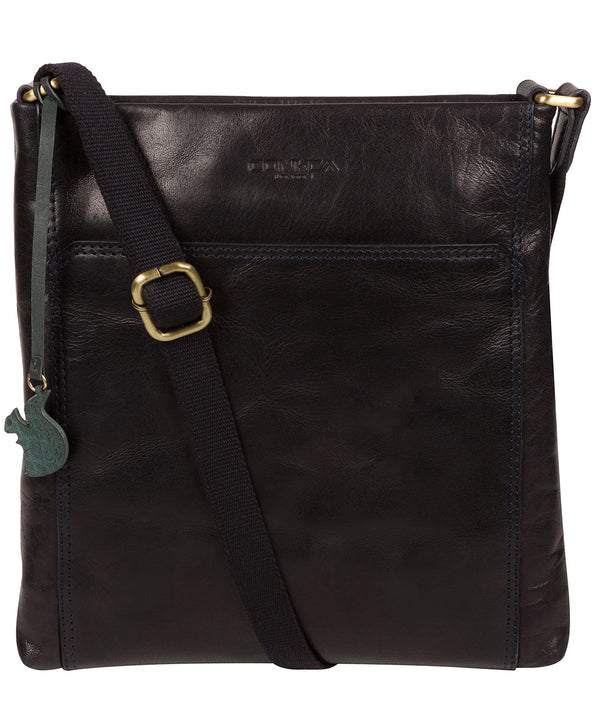 'Dink' Navy Leather Cross Body Bag image 1