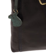 'Dink' Navy Leather Cross Body Bag image 6
