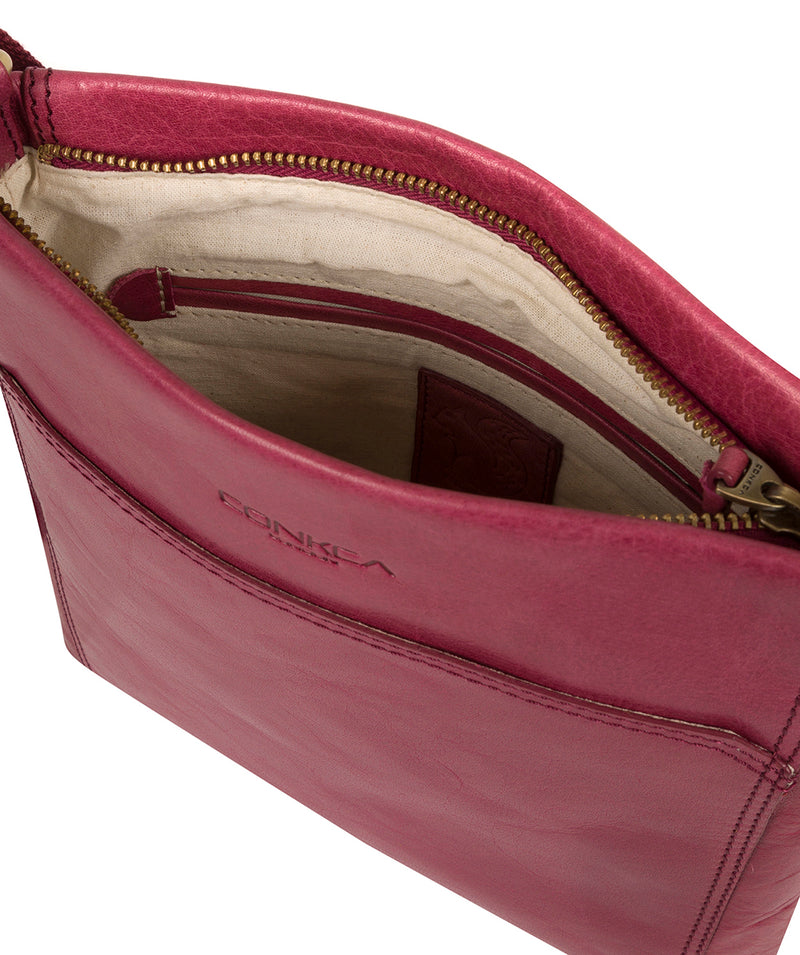 'Dink' Orchid Leather Cross Body Bag image 4