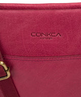 'Dink' Orchid Leather Cross Body Bag image 6