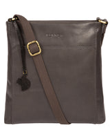 'Dink' Slate Leather Cross Body Bag