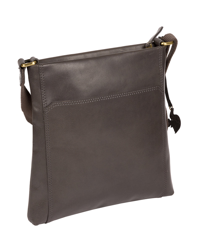 'Dink' Slate Leather Cross Body Bag