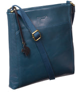 'Dink' Snorkel Blue Leather Cross Body Bag
