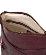 'Avril' Plum Leather Cross Body Bag image 4