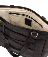 'Monique' Navy Leather Tote Bag image 4