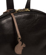 'Ingrid' Black Leather Cross Body Bag image 6