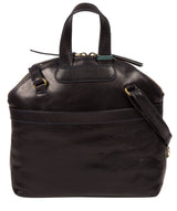 'Ingrid' Navy Leather Cross Body Bag Pure Luxuries London