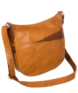 'India' Cognac & Conker Brown Handcrafted  Leather Bag