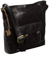 Conkca London Originals Collection #product-type#: 'Robyn' Black Leather Shoulder Bag
