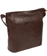 'Robyn' Dark Brown Leather Shoulder Bag image 5