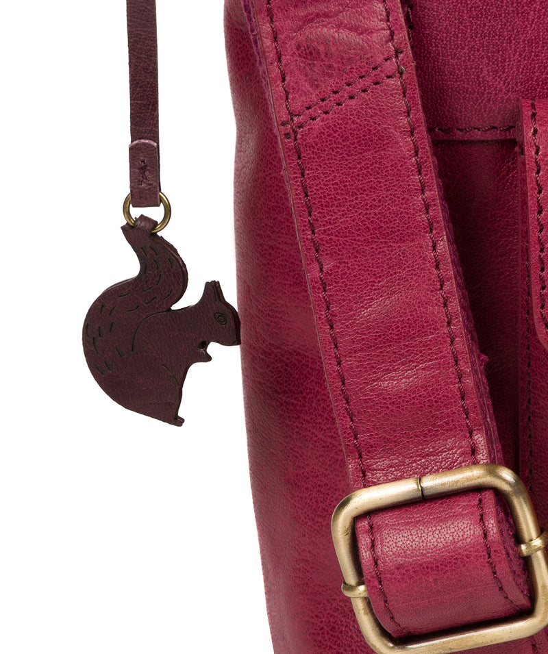 'Robyn' Orchid Leather Shoulder Bag image 6