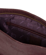 'Robyn' Plum Leather Shoulder Bag image 4