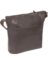 'Robyn' Slate Leather Shoulder Bag