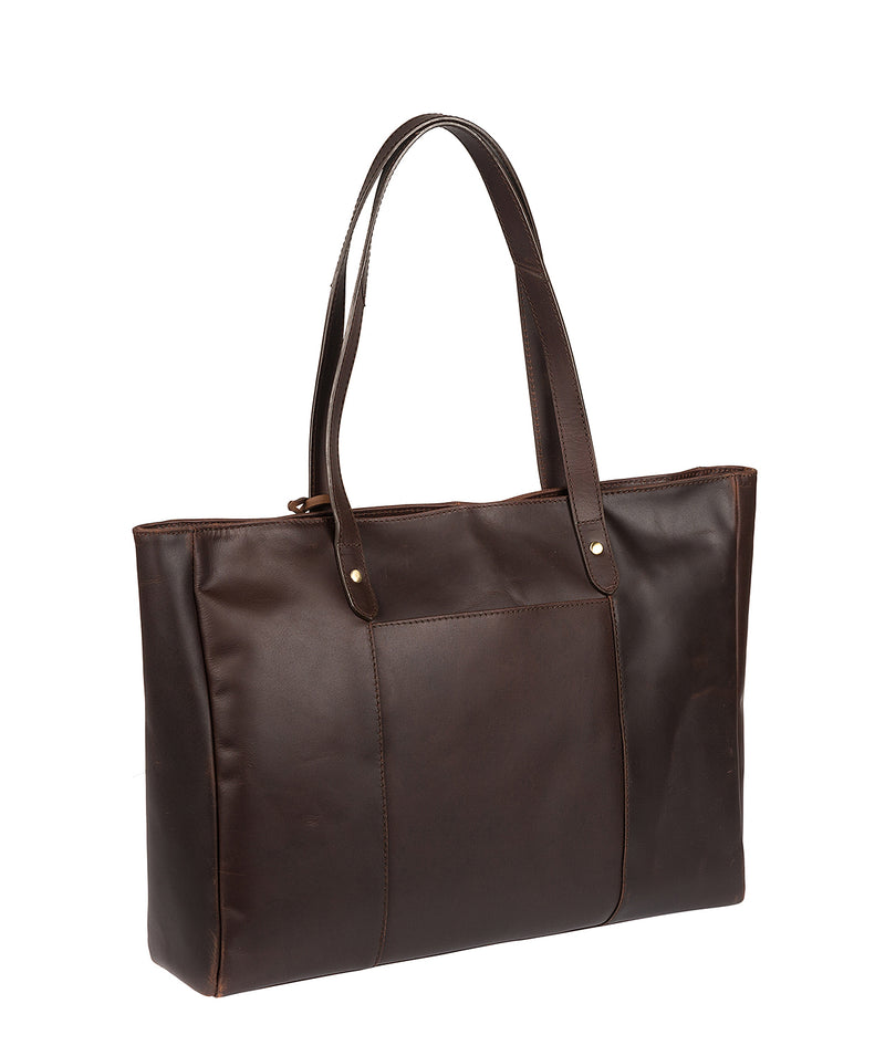 'Maize' Vintage Brown Handcrafted Leather Tote Bag